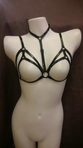 Glänzendes PVC, Brustgeschirr 3, Courtney, Prinzessin