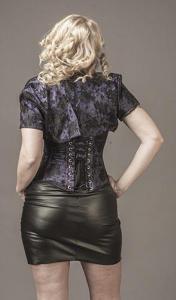 Satin Net Purple&Black Set 32" OB