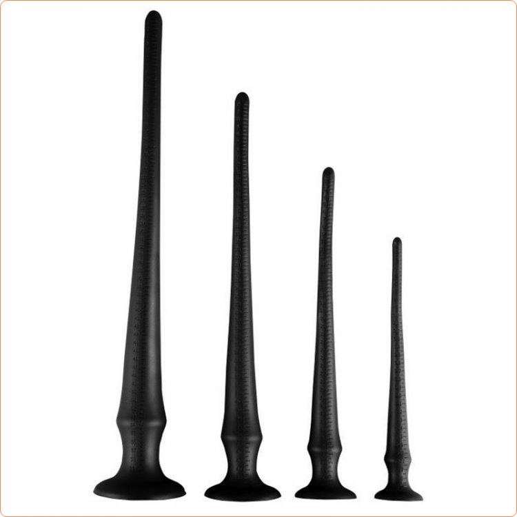 Pitkä anaalitulppa asteikolla Black L