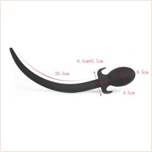 Silicone analplug Dog tail