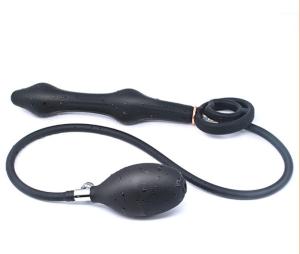 Täytettävä anaaltulppa teräskuulilla