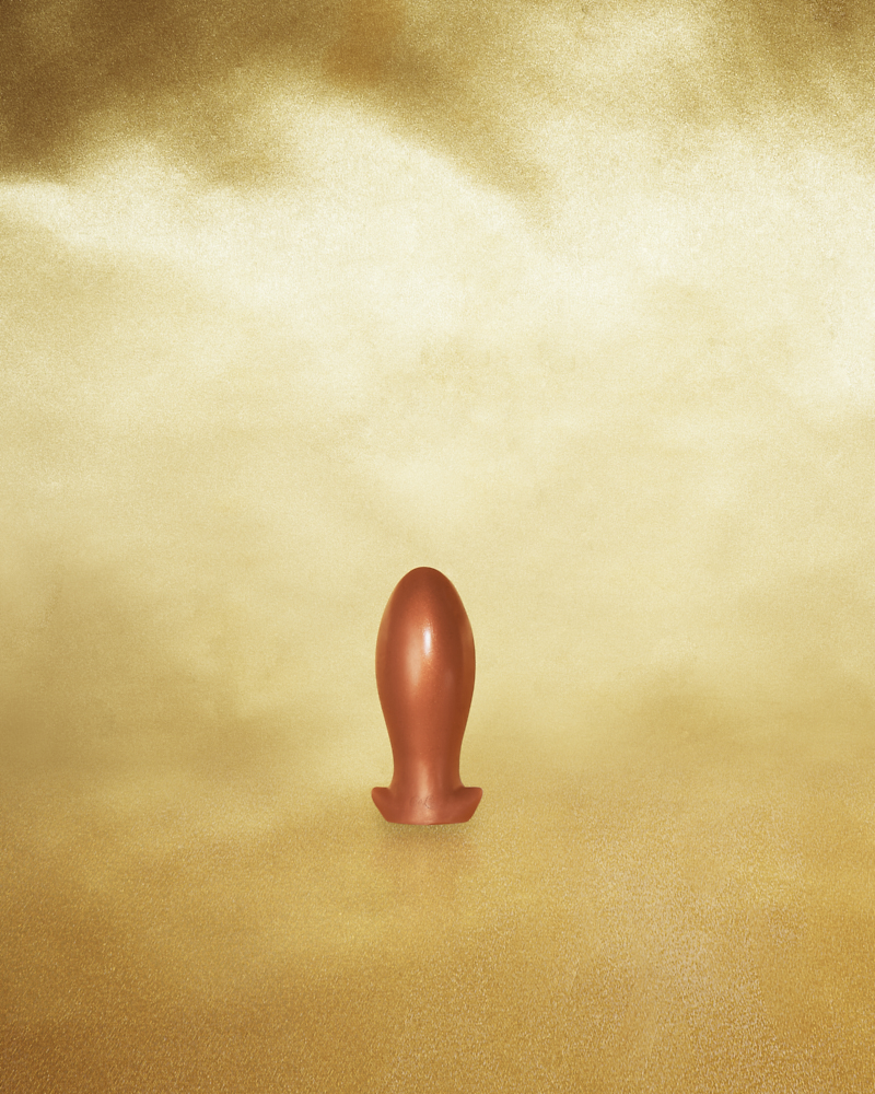 Dragon egg buttplug Svart L