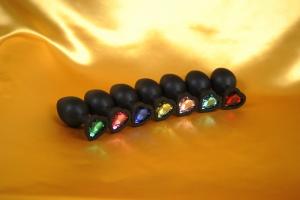 Sydämenmuotoinen Silikoni Anaalikoru