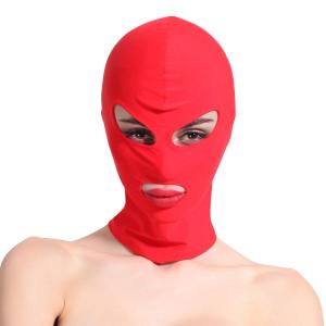 Spandex Huva mun ögon Lila