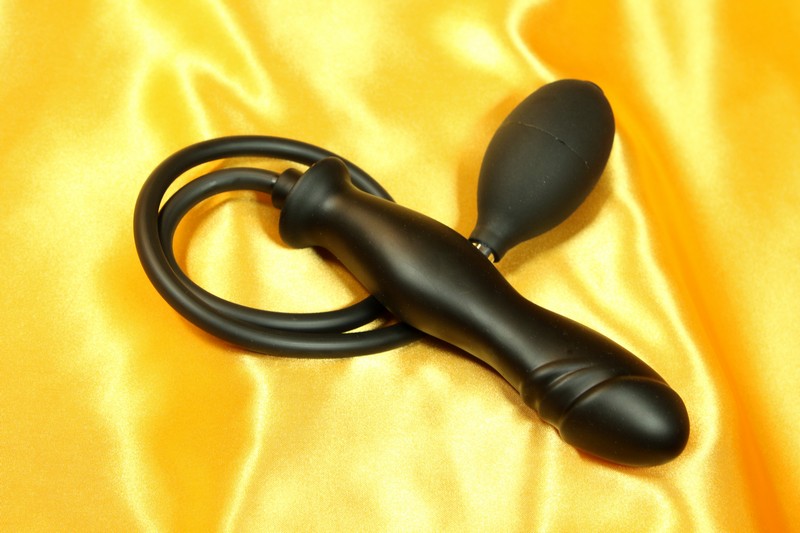 Aufblasbarer Analplug-Dildo
