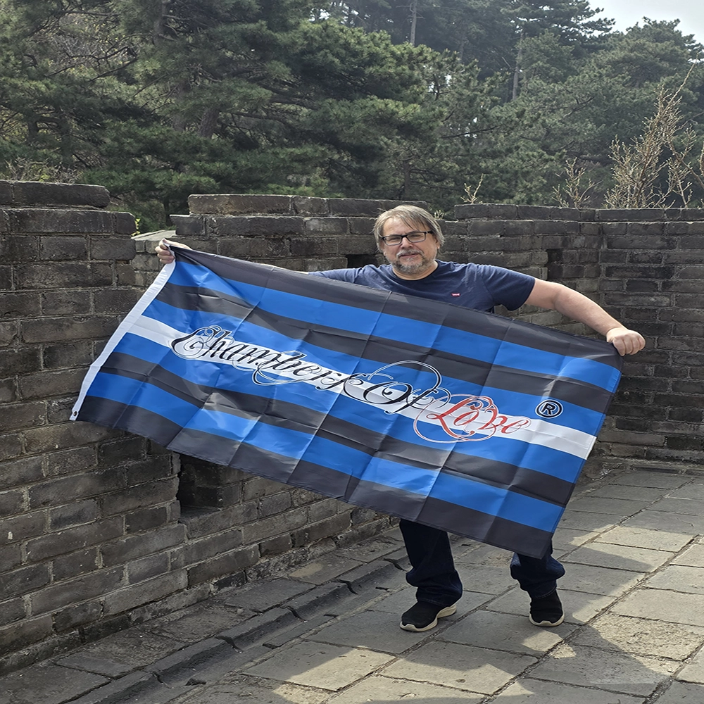 Chambers of Love-flaggan på Kinesiska muren – milstolpe för företagets internationella expansion