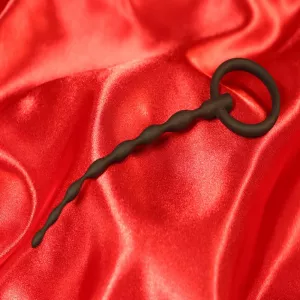 Ihålig silikondilator med kulor och ring från Chambers of Love. För intensiv stimulans, kontroll och njutning.