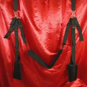 BDSM suspension sex dörrgunga från Chambers of Love – exklusiv, justerbar dörrgunga för spännande och säkra bondagelekar i hemmet eller dungeonstudion.