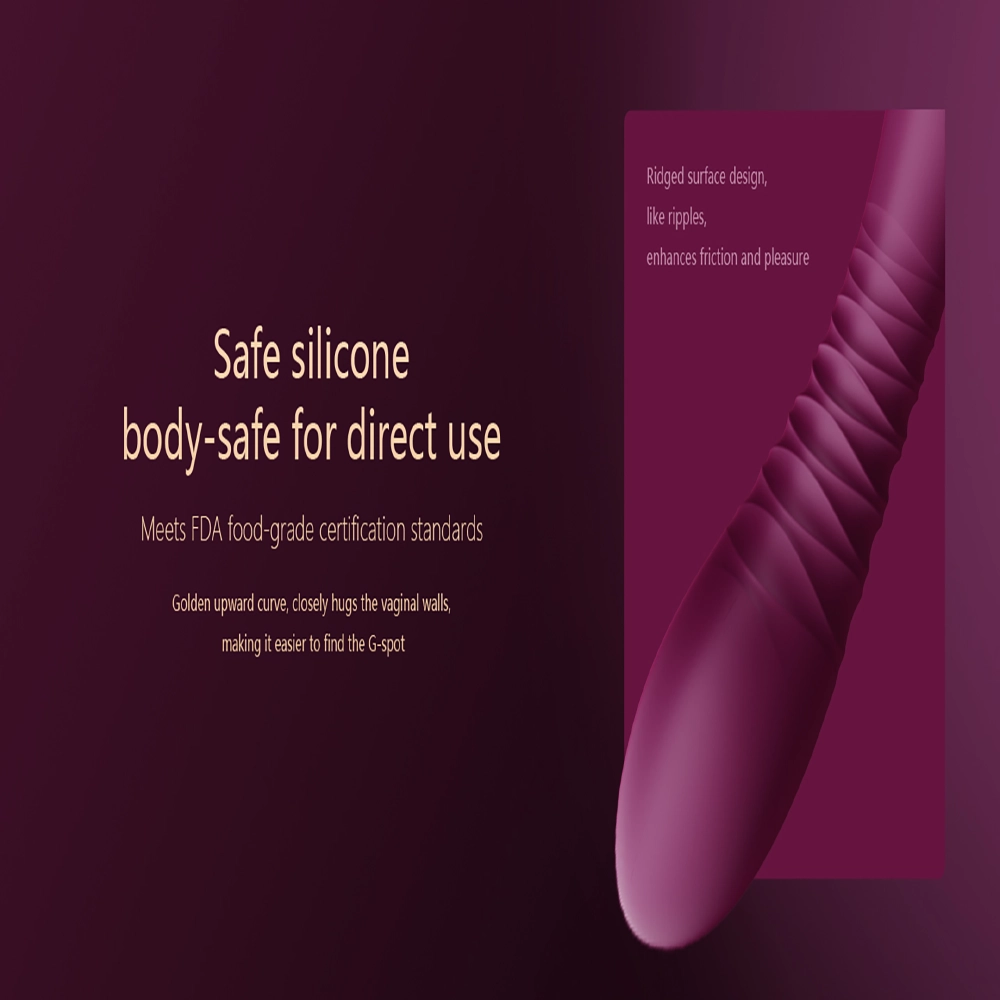 ZALO KING PowerThrust – tummanpunainen, ylellinen vibraattori kehoa turvallisesta silikonista, edistyksellisellä työntöteknologialla, tyylikkäästi esillä yksin tummalla taustalla, erityisesti valittu Chambers of Loven eksklusiiviseen valikoimaan.