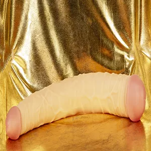 Koe uudenlaista nautintoa Lovetoys-kartionmuotoisella 36 cm tupladildolla Chambers of Lovelta.