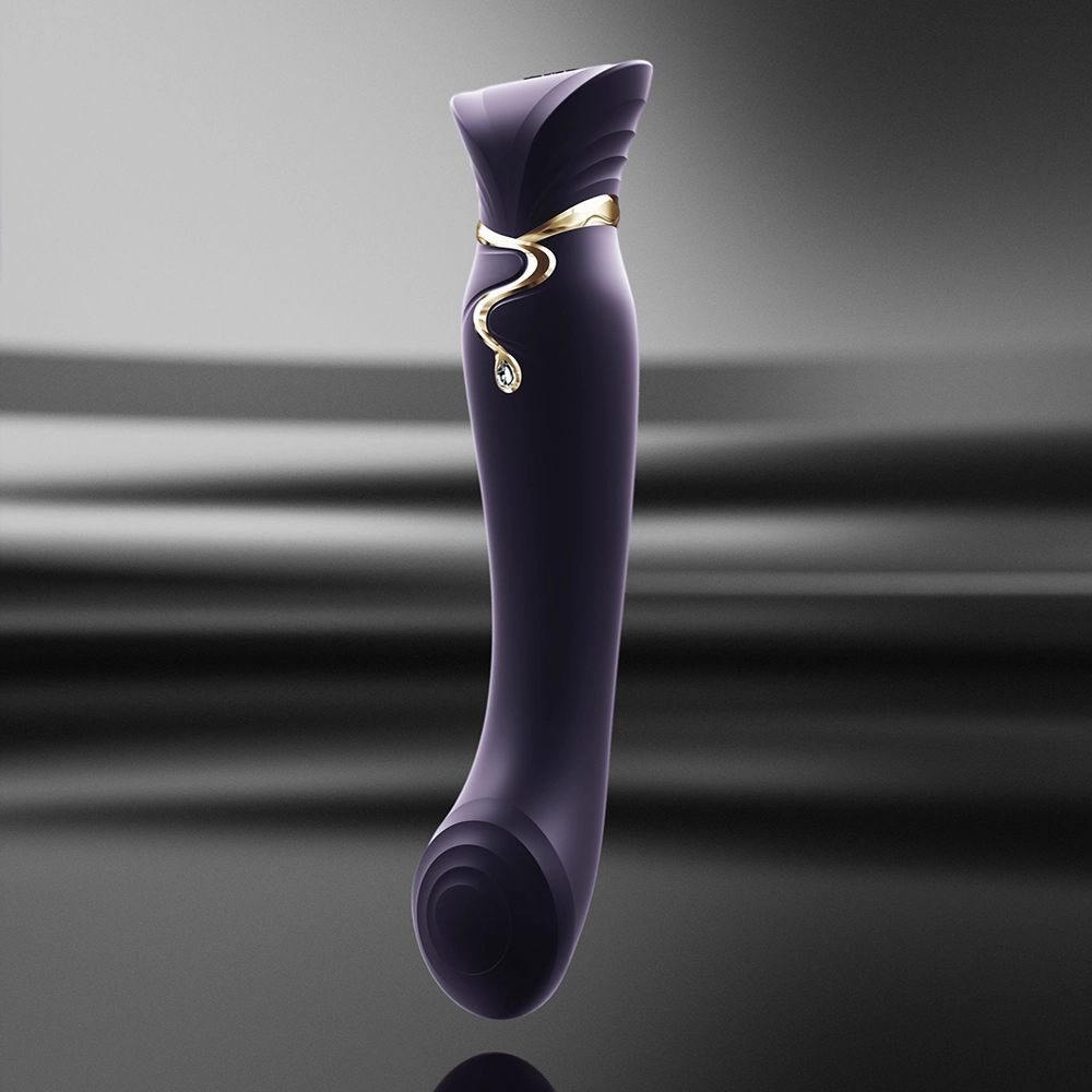 Violetti Queen G-spot PulseWave -vibraattori, esittelee elegantin muotoilun ja eksklusiivisen nautinnon Chambers of Lovelta.