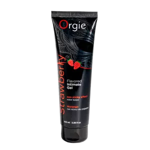 ORGIE Lube Tube Erdbeere 100 ml wasserbasiertes aromatisiertes Gleitmittel – Chambers of Love