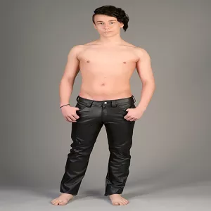 PU Pants 301 from Chambers of Love offer an excellent fit and the perfect look! These stylish black faux leather pants.