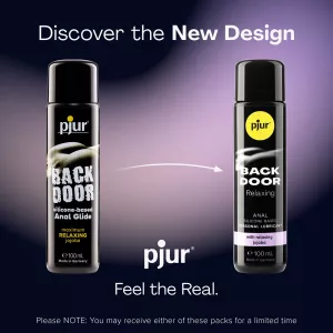 Pjur BACK DOOR Relaxing 100 ml – Vergleich von alter und neuer Verpackung – Chambers of Love