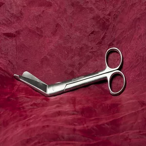 Turvasakset edistyneeseen bondageen – tukevat ja ruostumattomat sakset, joissa on litteä kärki, turvalliseen ja nopeaan köysien, teipin ja sitomisten vapauttamiseen BDSM-sessioissa Chambers of Lovelta.