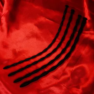 Silikondilator-set L från Chambers of Love. Fyra mjuka dilatorer i olika storlekar för säker utforskning.