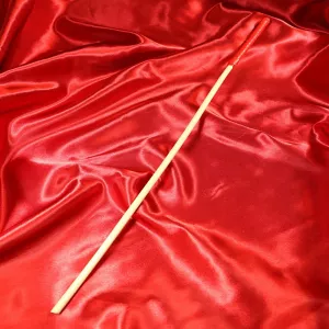 Single Rotting Cane with red handle from Chambers of Love – classic discipline tool with traditional elegance for BDSM sessions.