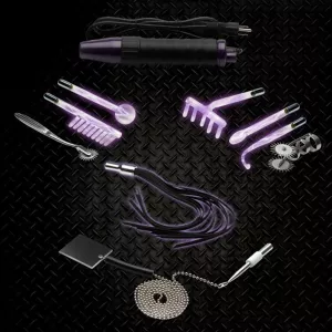 Ultra Neo Violet Wand – kraftfull och justerbar elektrosex-leksak för intensiv stimulans och sensorisk utforskning under BDSM-sessioner från Chambers of Love.