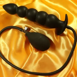 Puhallettava anaalitulppa 5 pallolla