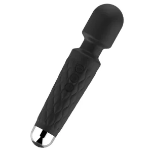 Wand AV Massage Vibrator in Schwarz von Chambers of Love – elegantes Design und kraftvolle Massage.