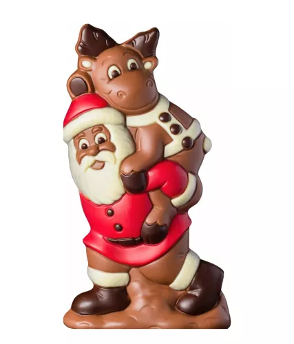 Jultomte med ren