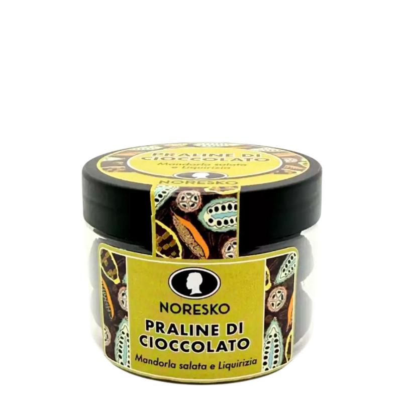 Salt mandel, choklad & lakrits