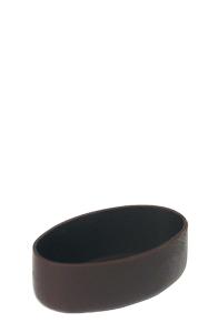 Oval Mörk (XS)