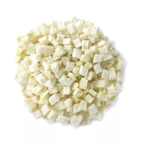 Frystorkade äpple i kuber