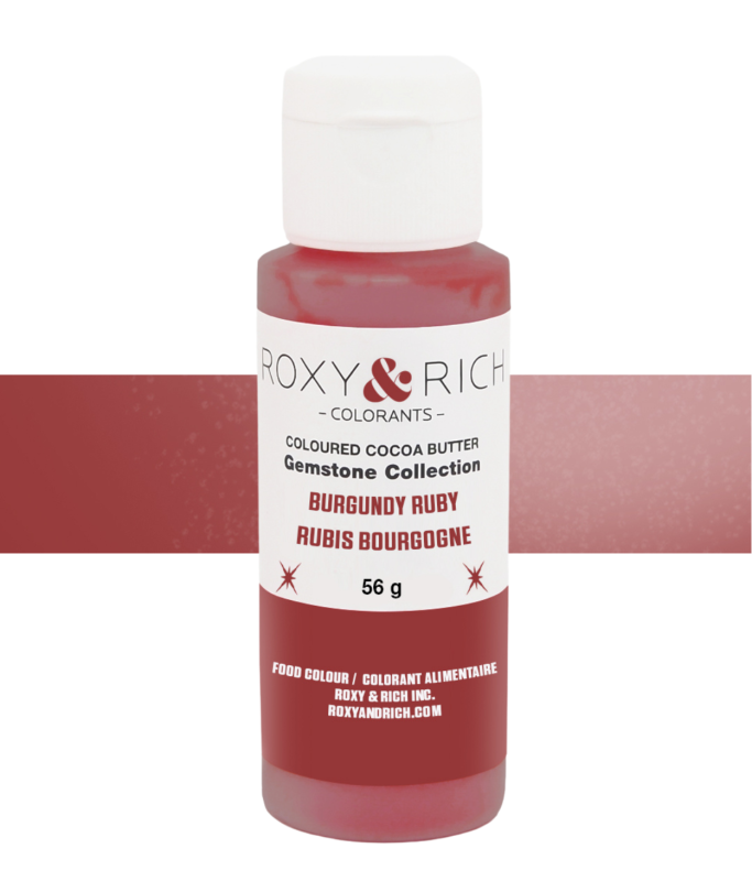Burgundy red | Kakaofärg för pralinmålning | Roxy & Rich