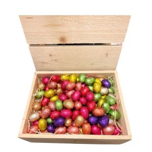 Påskägg i trälåda 2kg