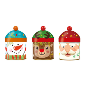 Plåtburk julfigurer