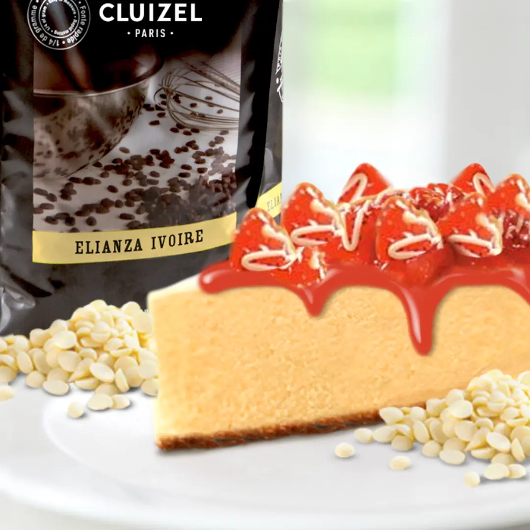 Cheesecake med vit choklad Cheesecake med vit choklad