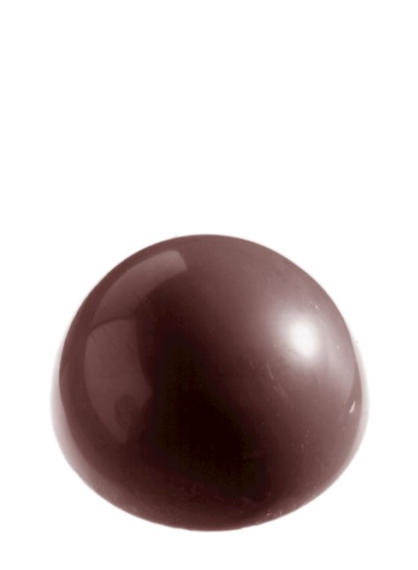 Chokladform Halvsfär stor