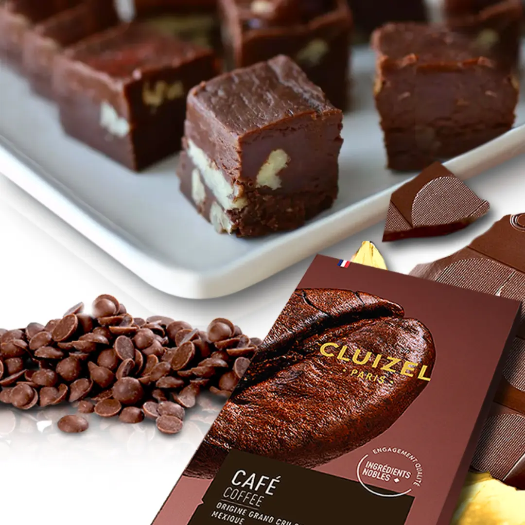 Fudge med kaffe & choklad Fudge med choklad och kaffe