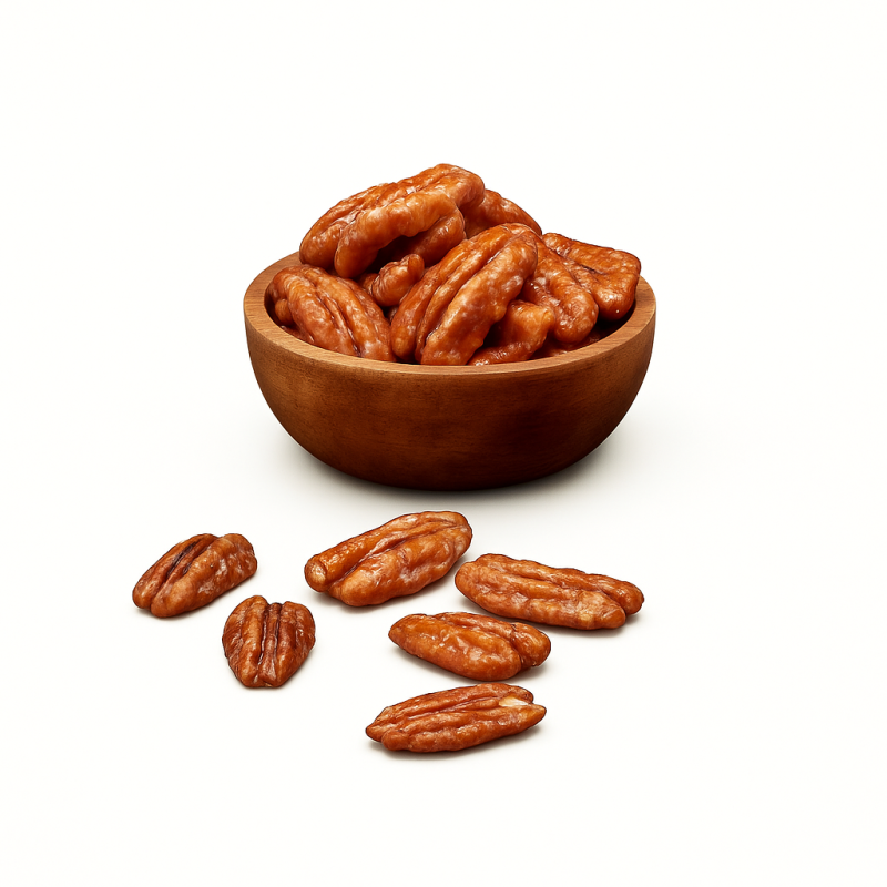 Karamelliserade Pekannötter