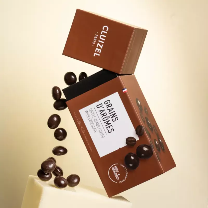 Kaffebönor i choklad från Cluizel