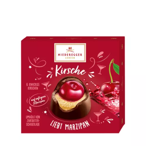 Marsipanpraliner - Körsbär