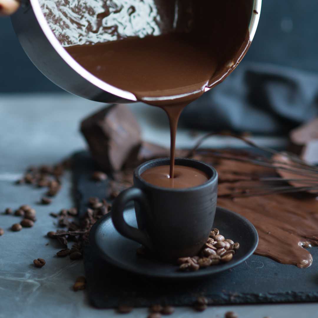 Lyxig varm choklad