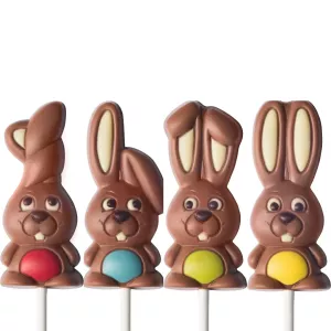 Mixade kaninklubbor i mjölkchoklad