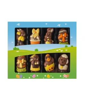 Presentask - Påskfigurer relief