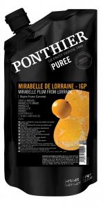 Fruktpuré av mirabelle-plommon