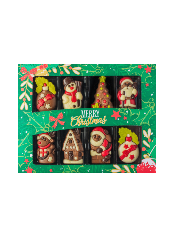 Presentask - Julfigurer relief