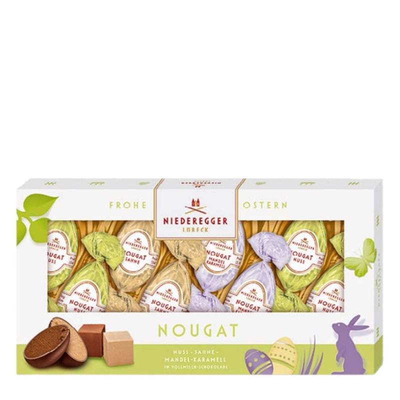 Presentask Nougatägg