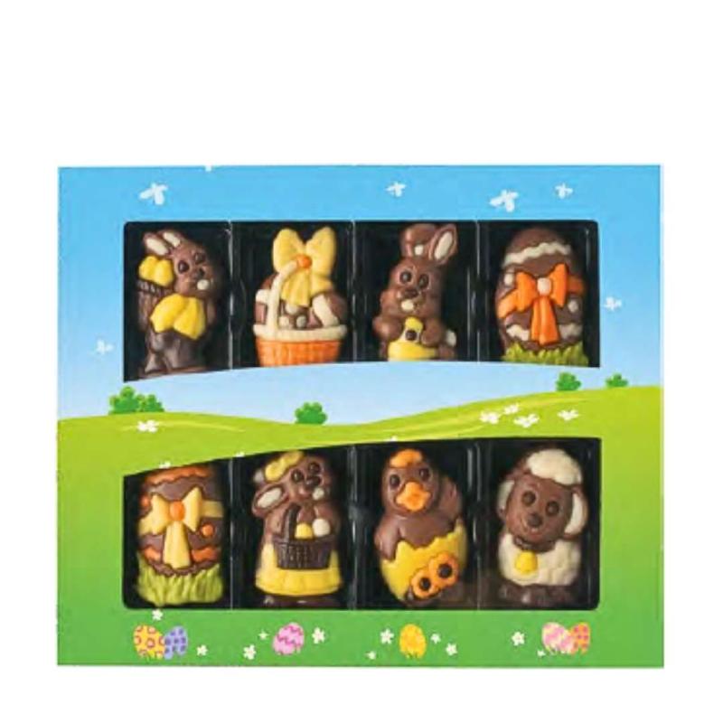 Presentask - Påskfigurer relief