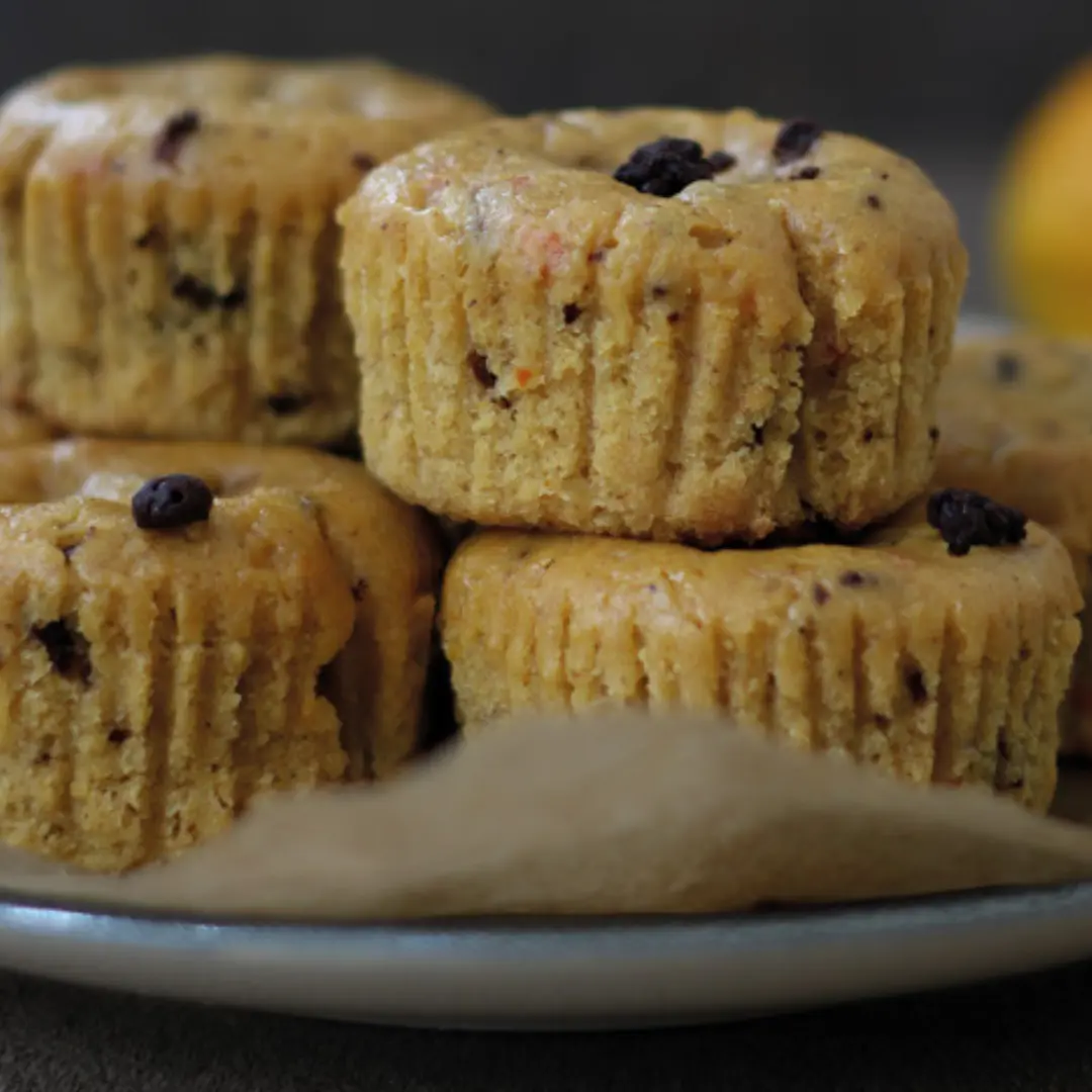 Veganska pumpa muffins Recept Chokladhuset i Limhamn