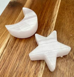 Mangankalcit- sol &  måne