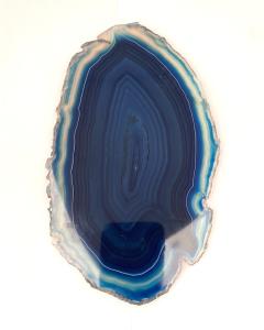 Blå agat skiva