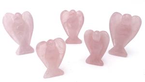 Ängel i Rosenkvarts