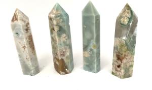 Grön blomster agat- torn