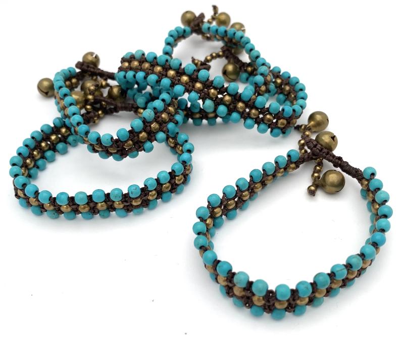 Turkos Howlit armband